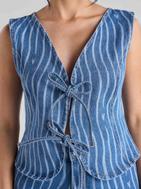 Vest Waves - Blue