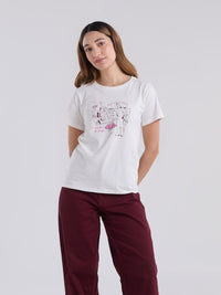 T-shirt Bailar la vida - Ivory