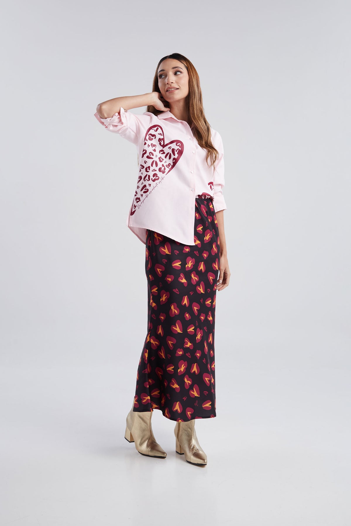 Skirt Heart - Black