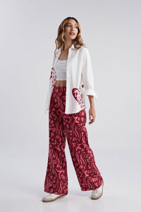 Pants There for you - Burgundy