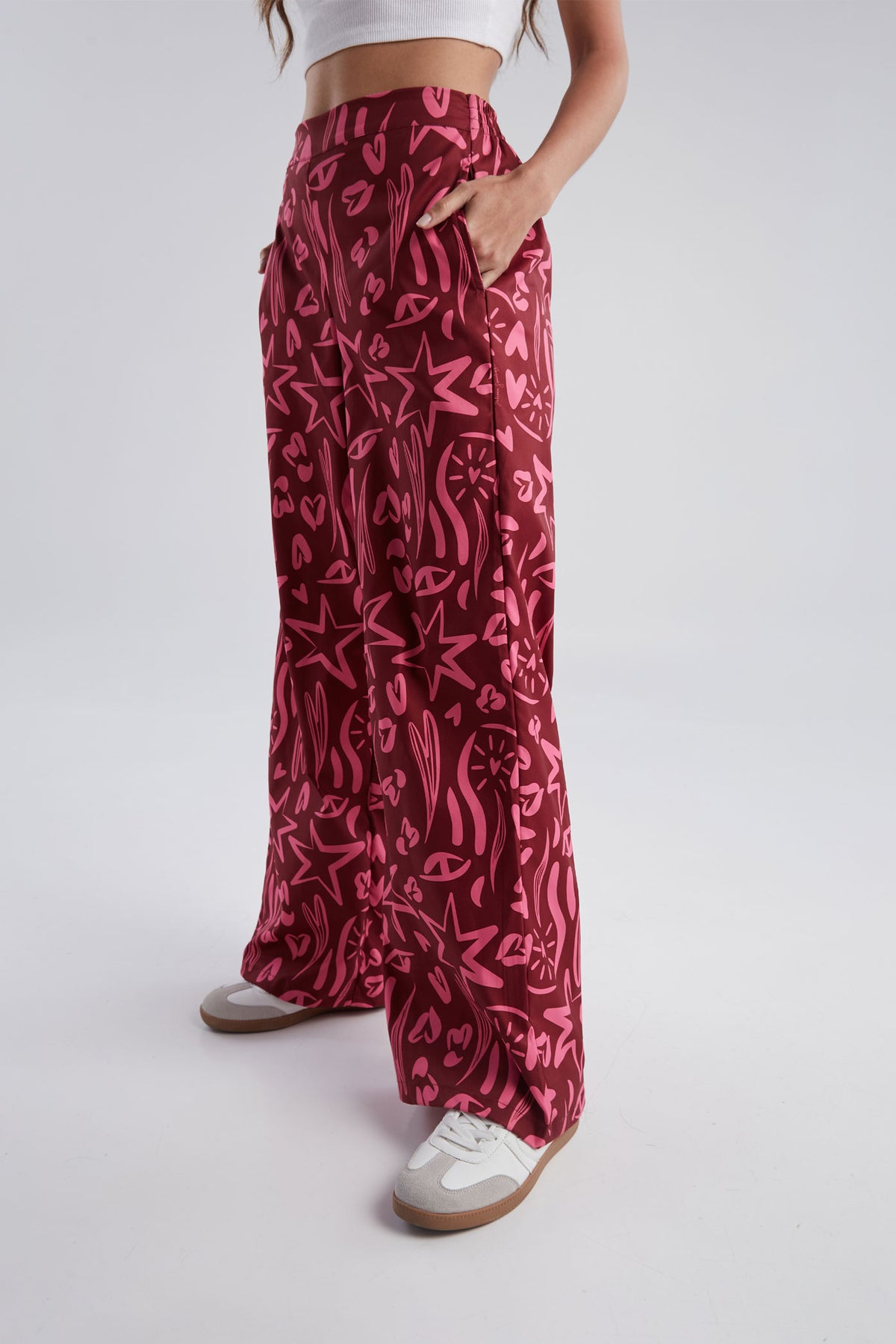 Pants There for you - Burgundy