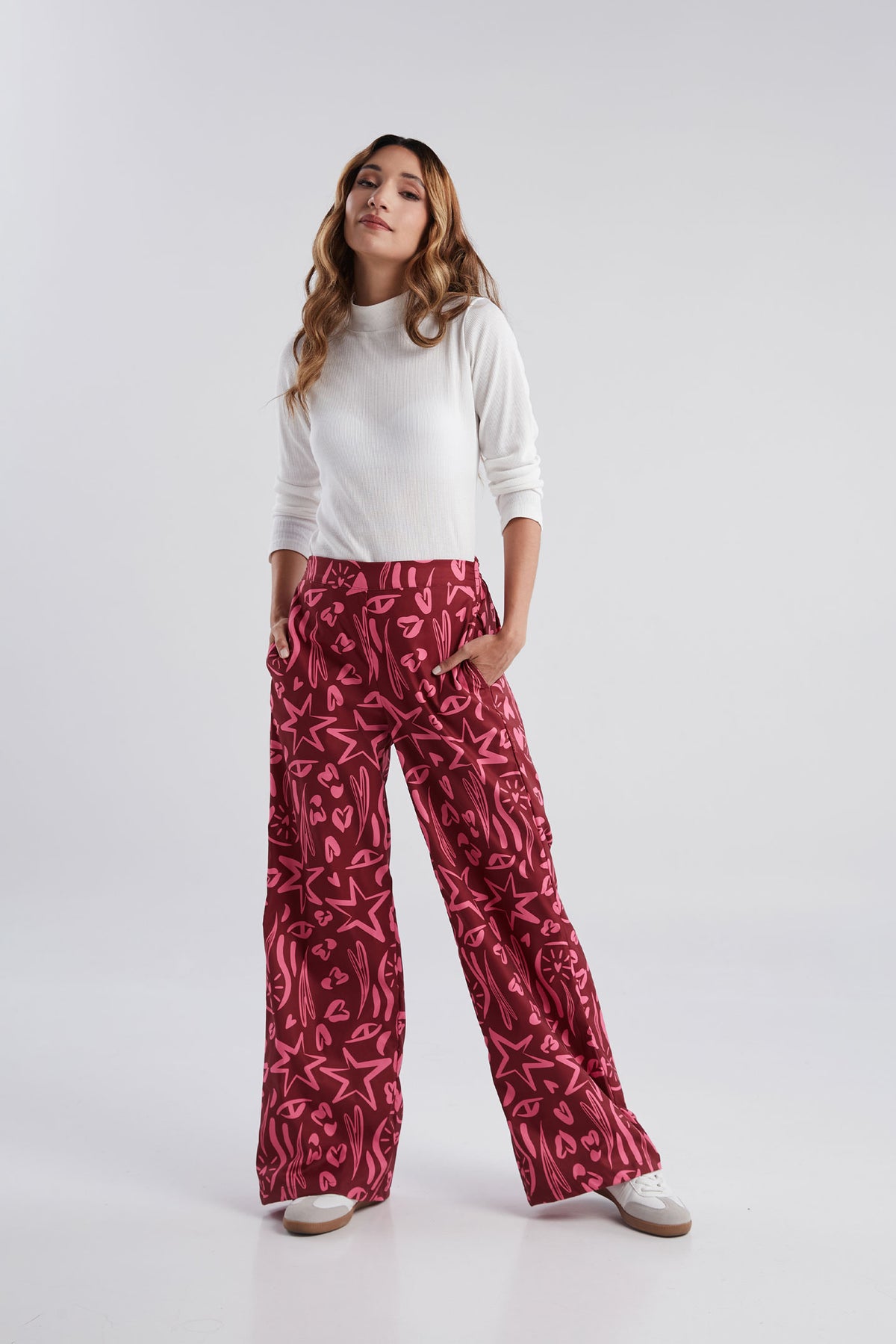 Pants There for you - Burgundy