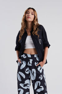 Overshirt Made of love - Dark Blue