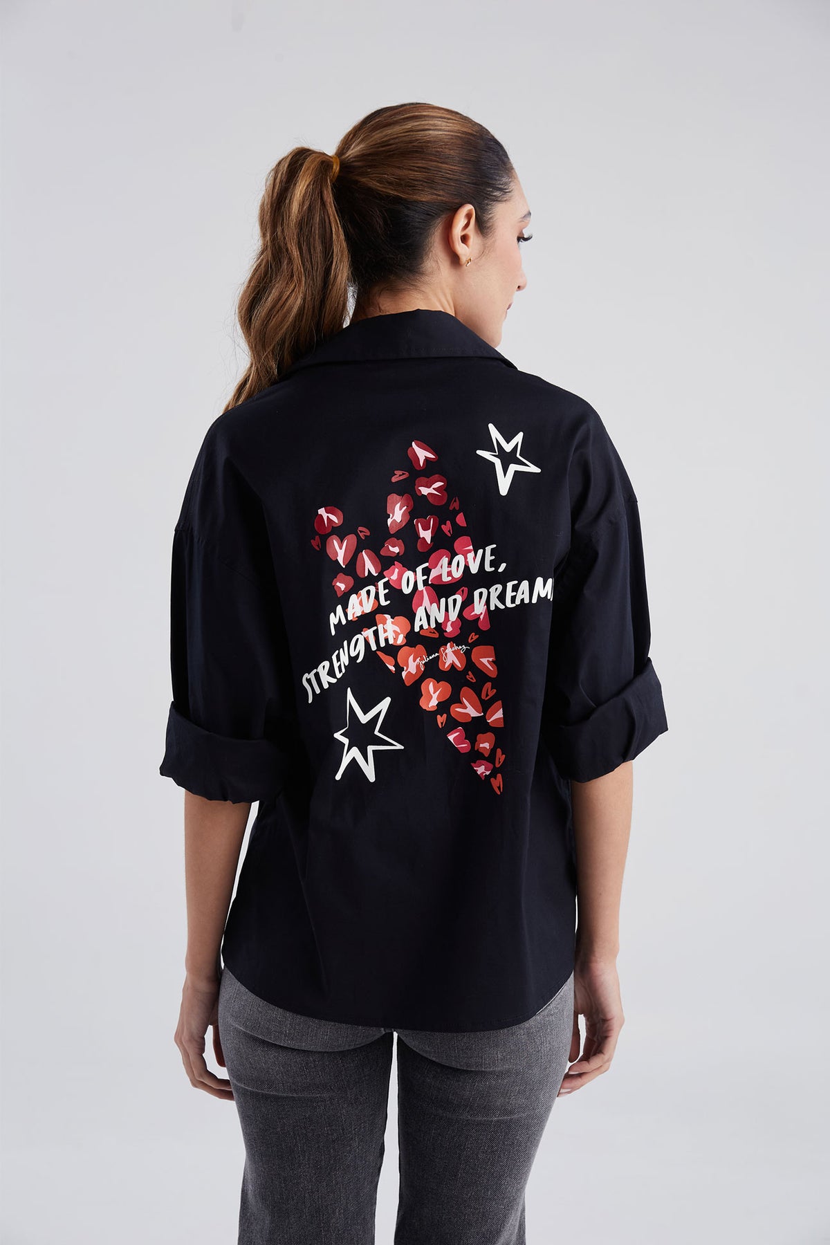 Overshirt Made of love - Dark Blue