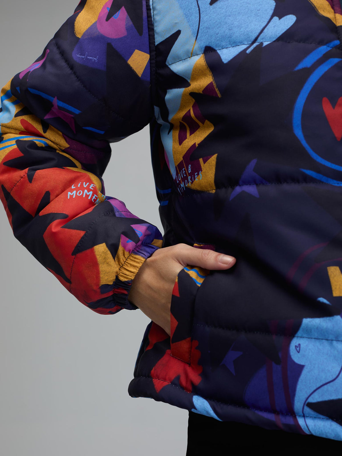 Jacket Fragmentos - Blue