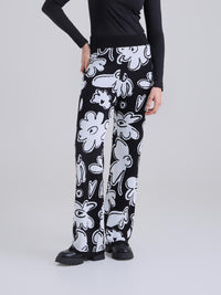 Pants Tejido garden - Black