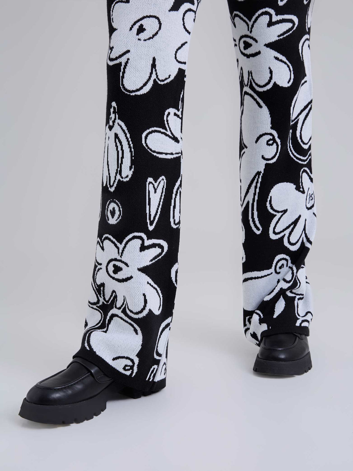Pants Tejido garden - Black