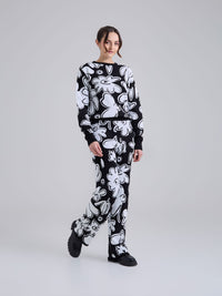 Pants Tejido garden - Black