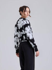 Jumper Tejido garden - Black