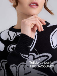 Jumper Tejido garden - Black