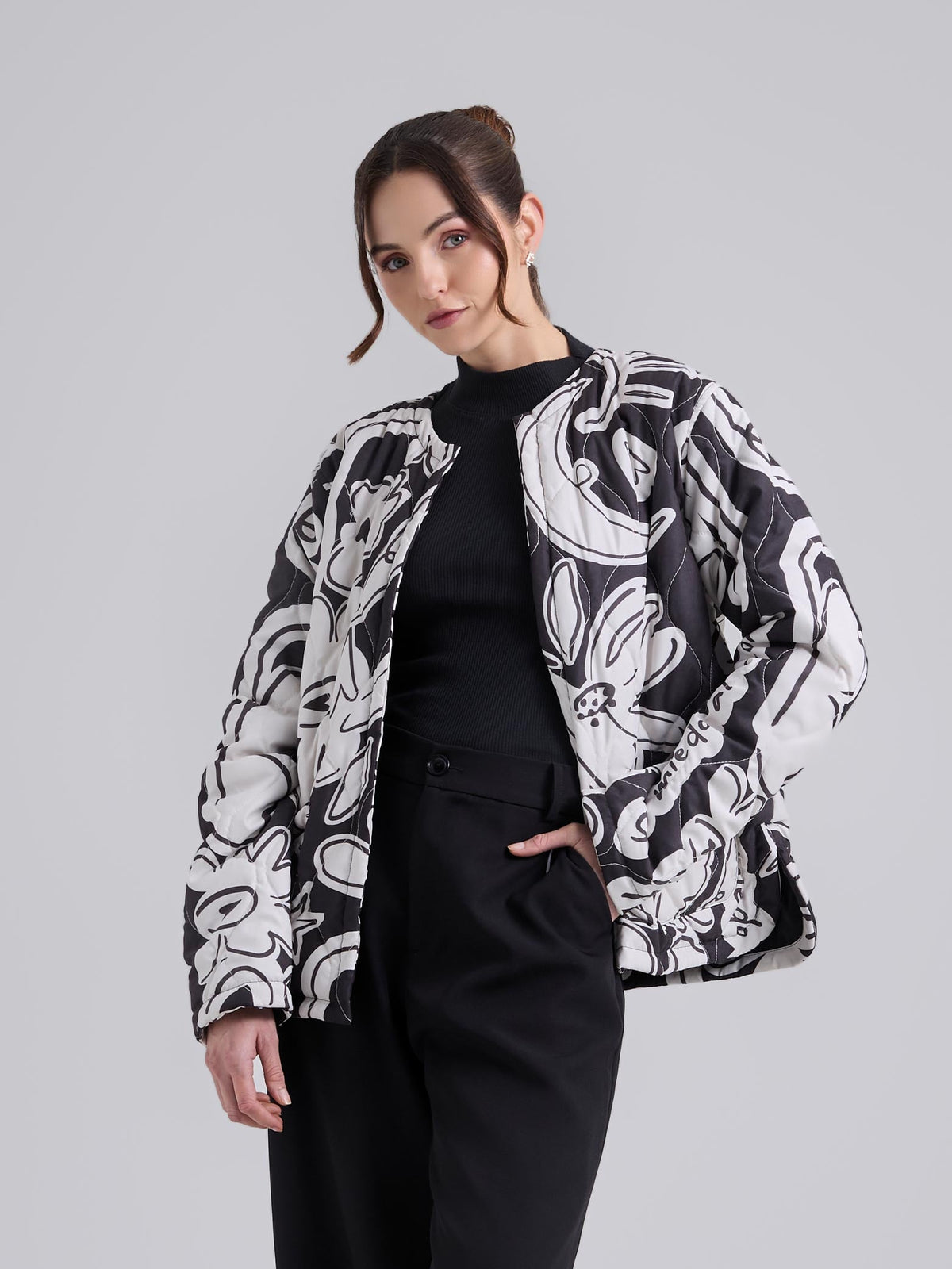 Jackets Acolchada caminos - Black