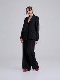 Blazer Bordado - Black