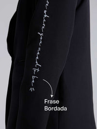 Blazer Bordado - Black