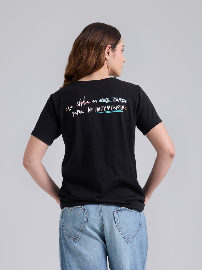 T-shirt Intentarlo - Black
