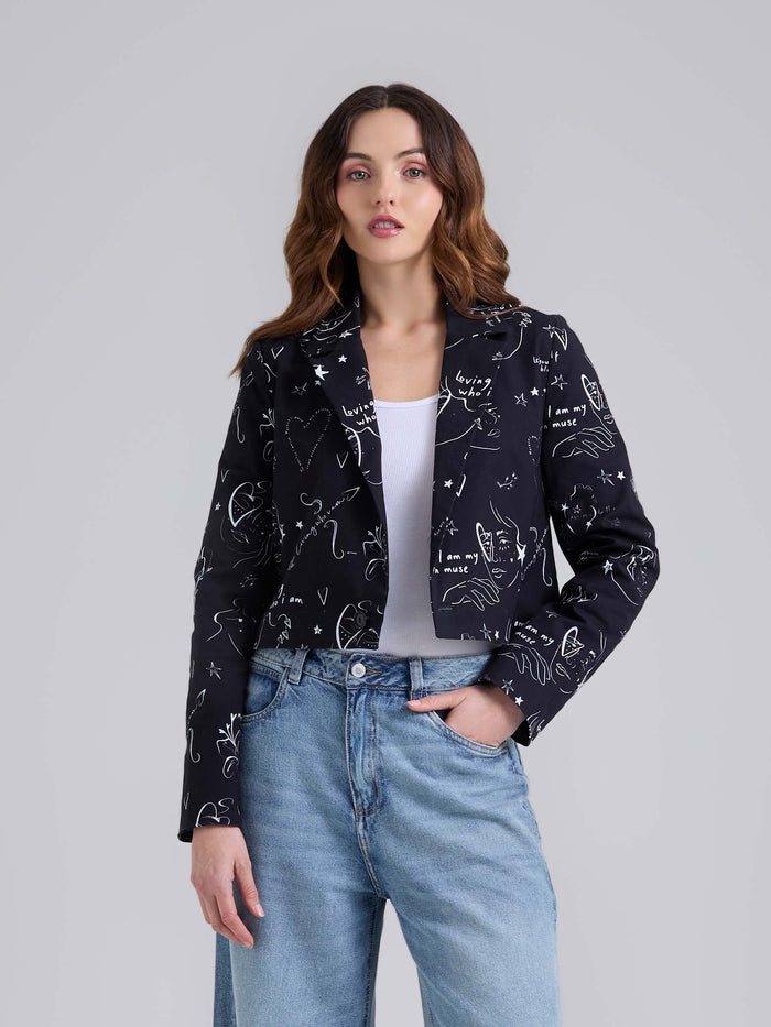 Blazer Mi esencia - Black