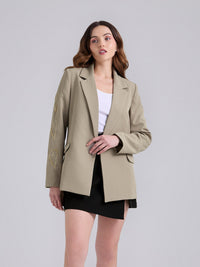 Blazer Bordado - Khaki