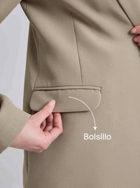 Blazer Bordado - Khaki