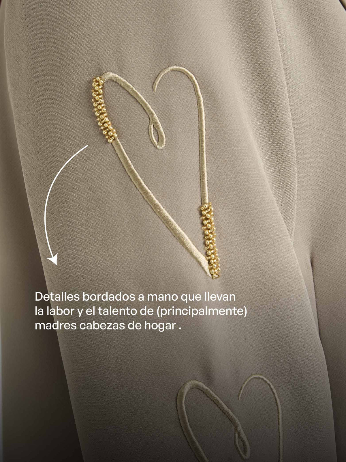 Blazer Bordado - Khaki
