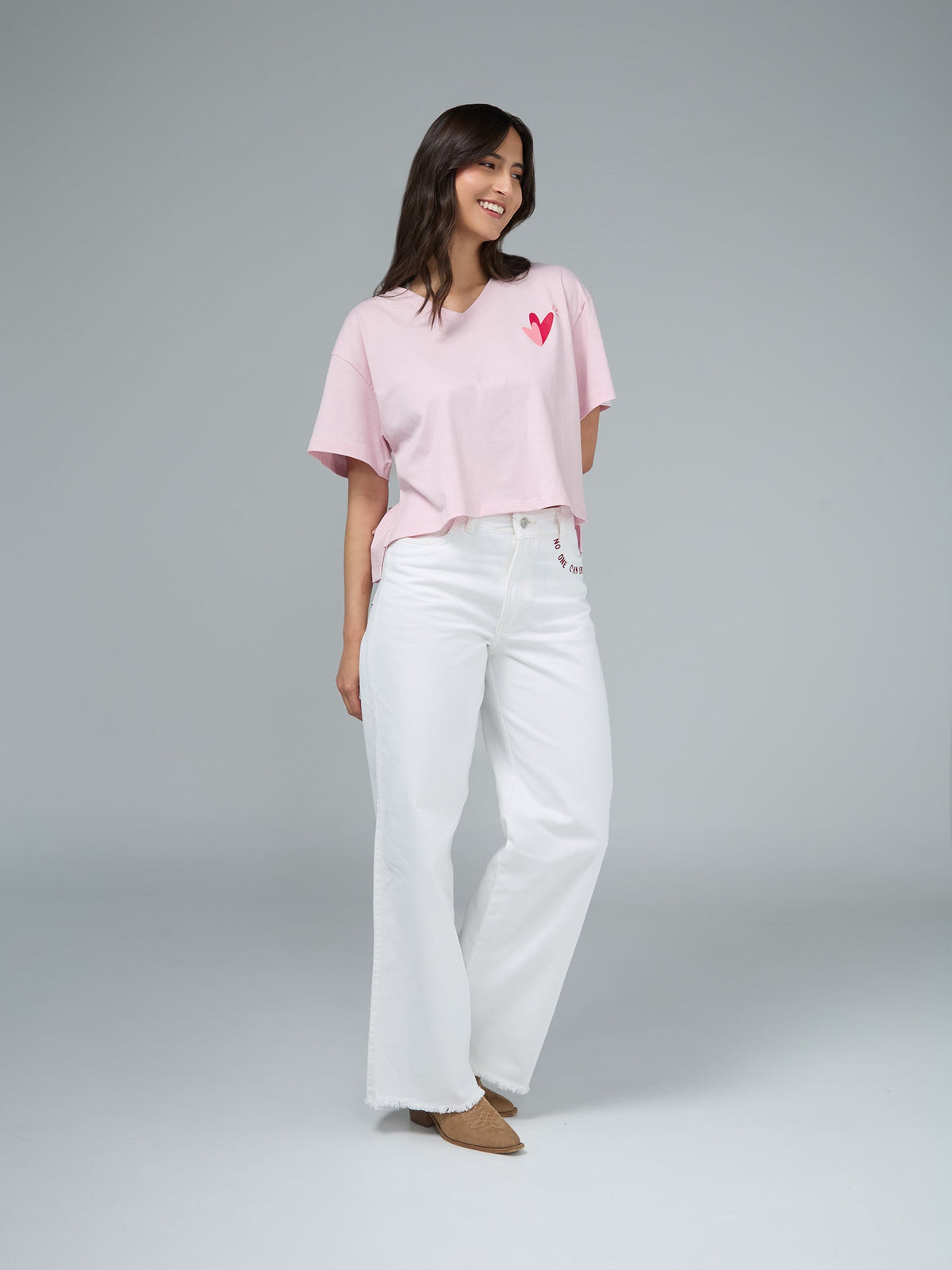 T-shirt Más fuerte - Pink