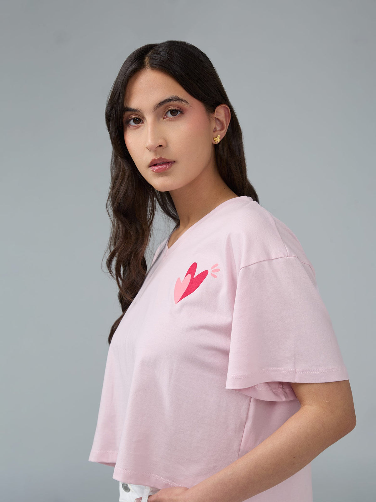 T-shirt Más fuerte - Pink