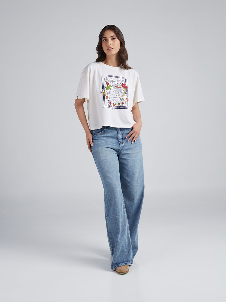 T-shirt Cosecha de sueños - Ivory