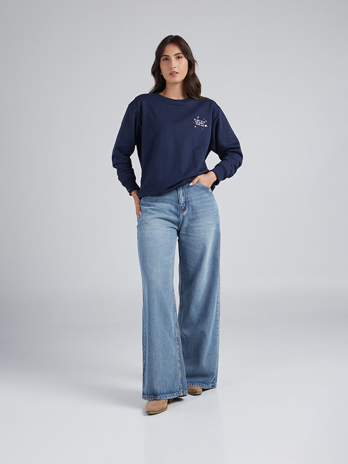 Jumper Desde casa - Dark Blue