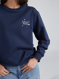 Jumper Desde casa - Dark Blue