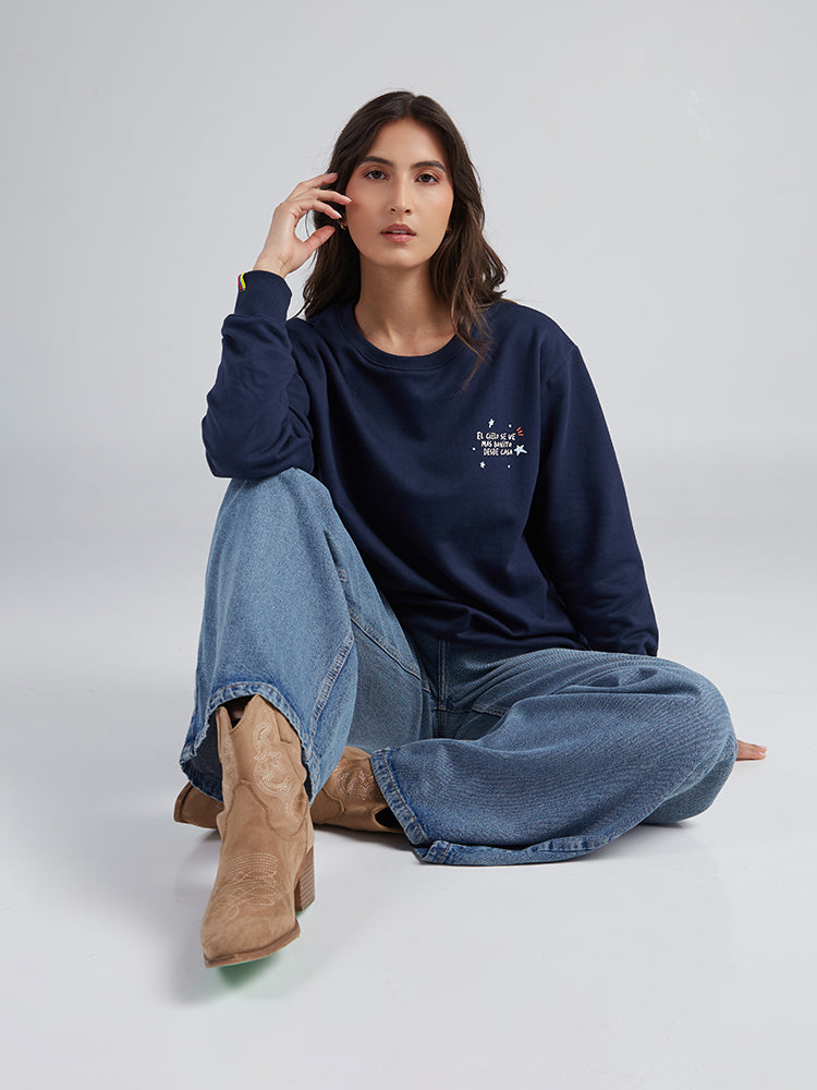 Jumper Desde casa - Dark Blue
