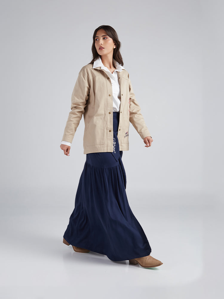 Jacket Aquí florezco - Khaki
