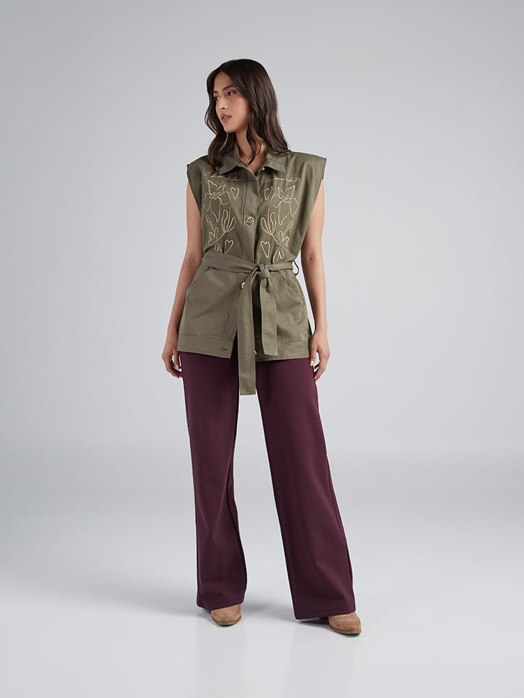 Vest Flores - Green