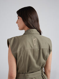 Vest Flores - Green