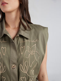 Vest Flores - Green