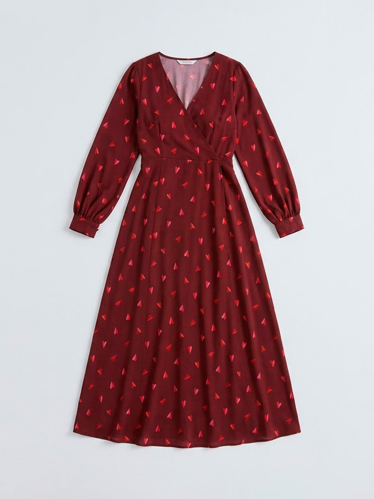 Dresses Mini corazones - Burgundy