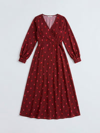 Dresses Mini corazones - Burgundy