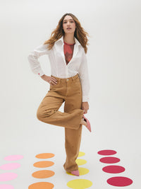 Jeans Mini corazones - Mustard