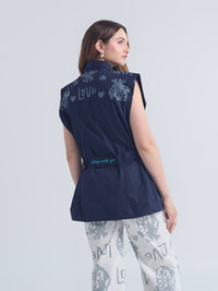 Vests Love - Navy