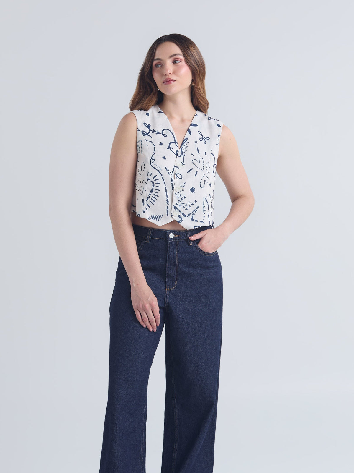 Vests Lazos - Ivory