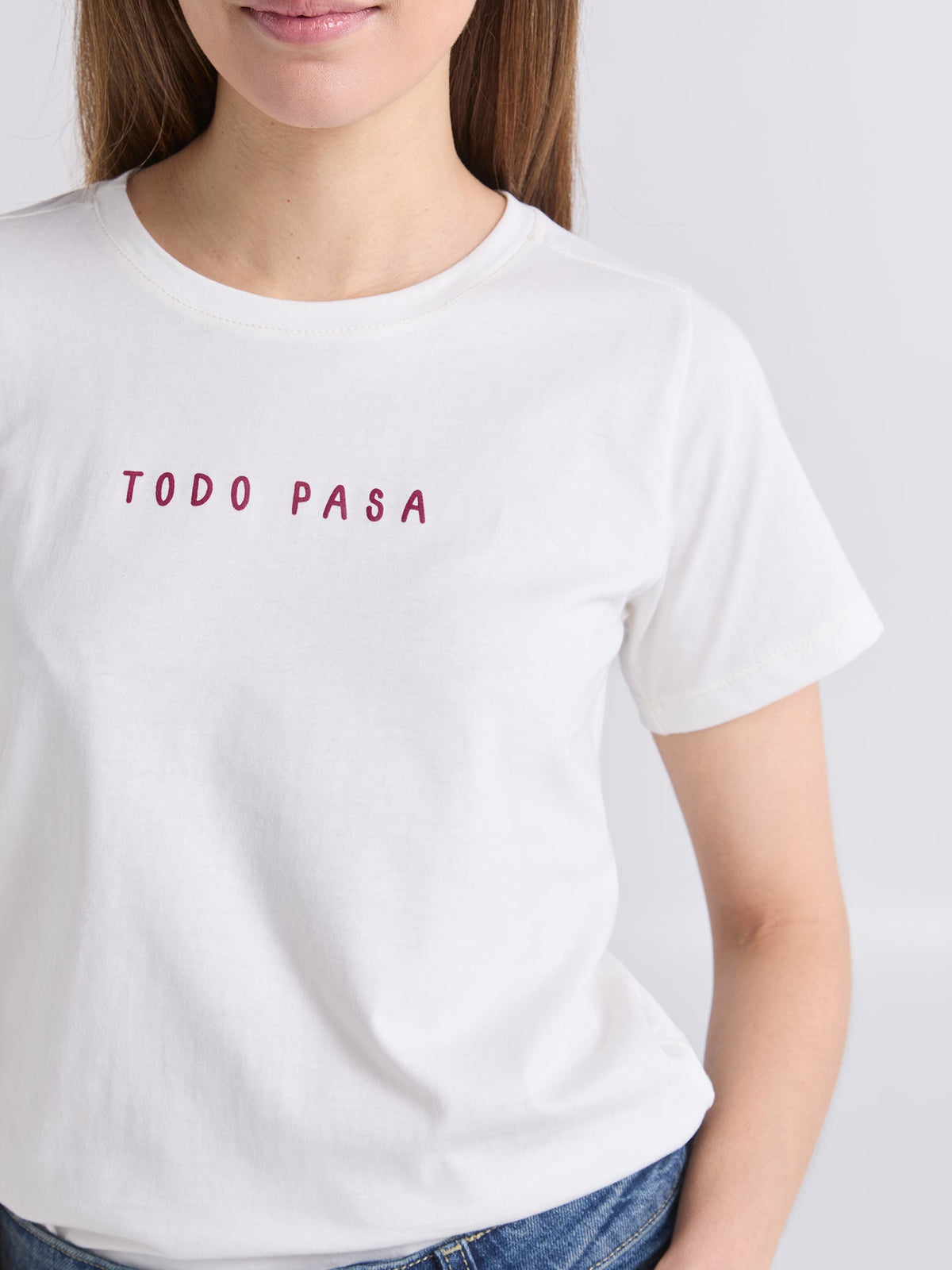 T-shirt Todo pasa - Ivory