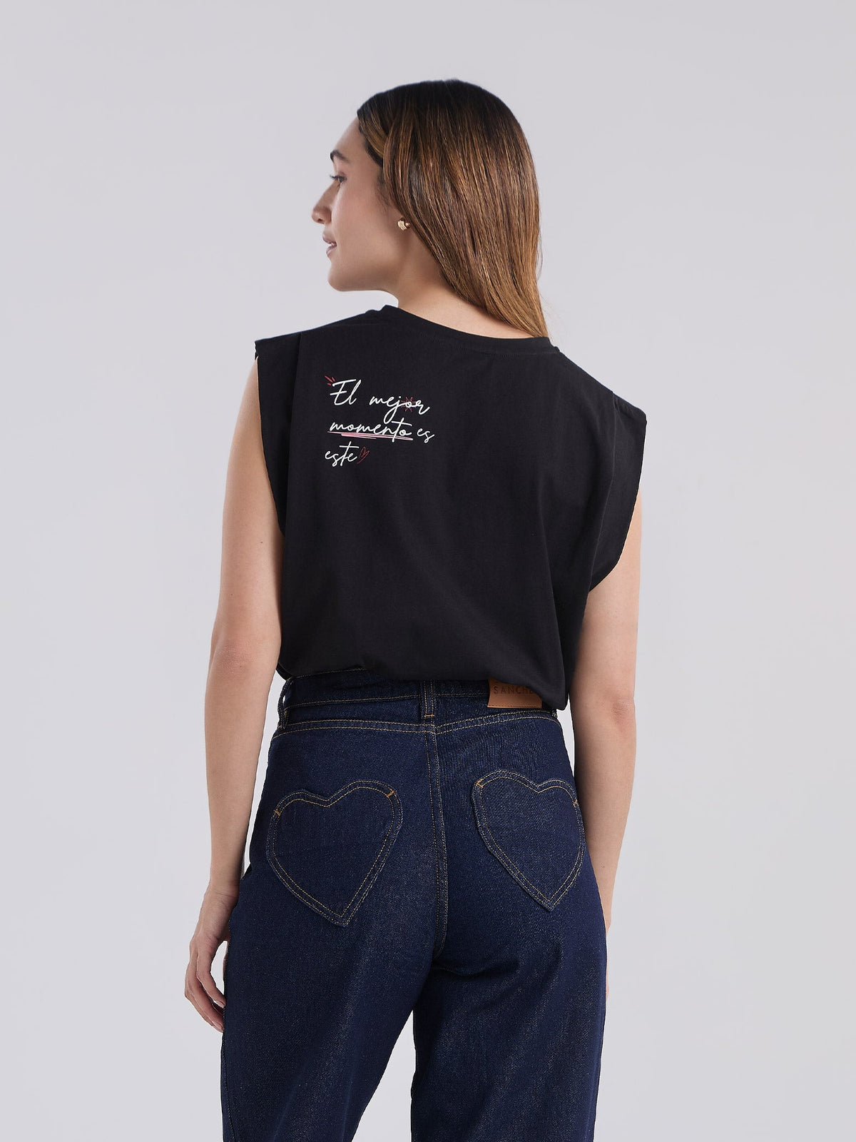 T-shirt El mejor momento - Black