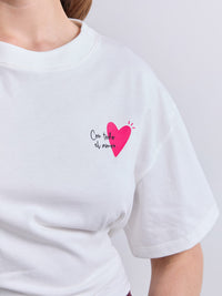 T-shirt Con todo el amor - Ivory