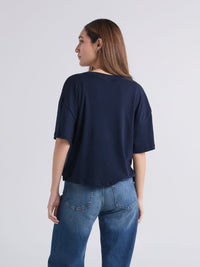 T-shirt Latidos - Blue
