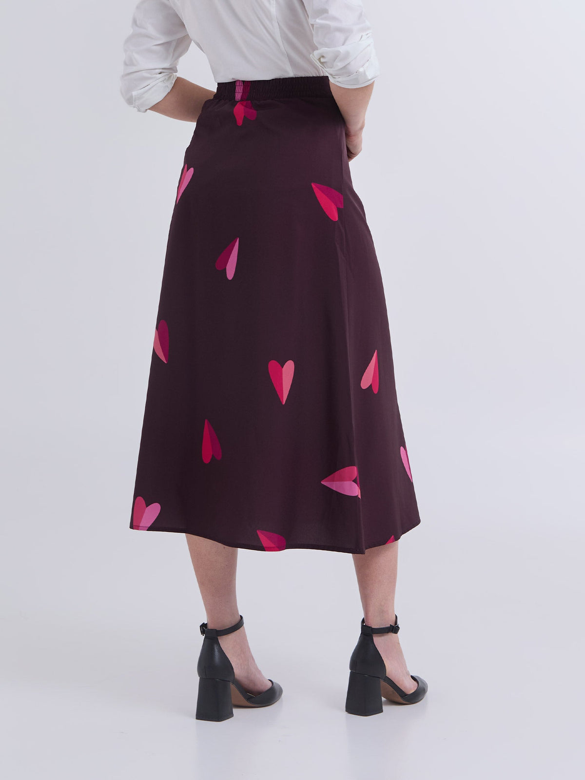 Skirts Two Hearts - Burgundy