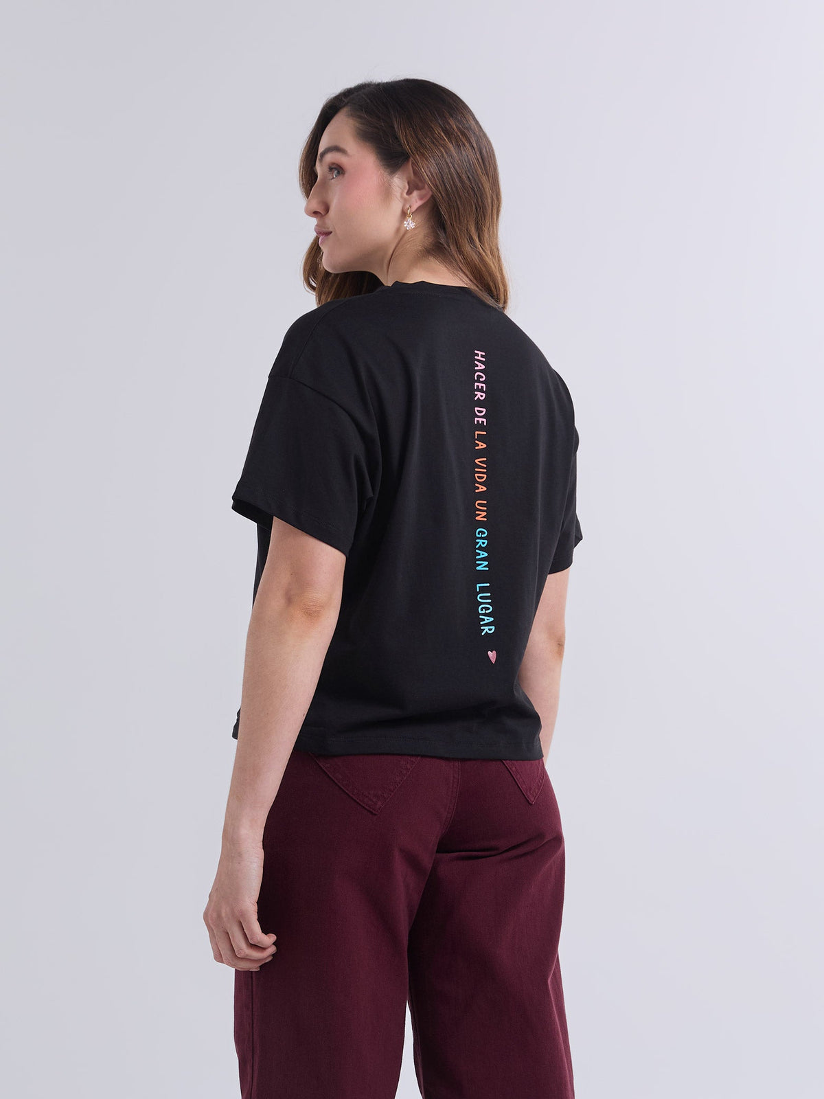 T-shirt Un gran lugar - Black