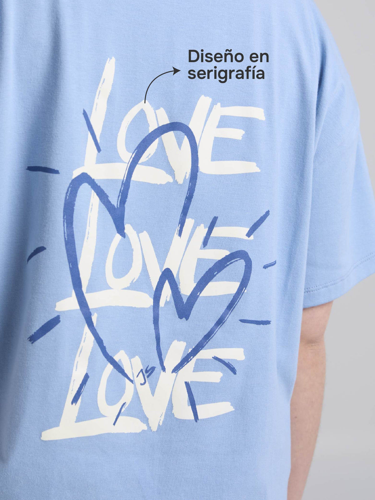 T-shirt Love - Blue