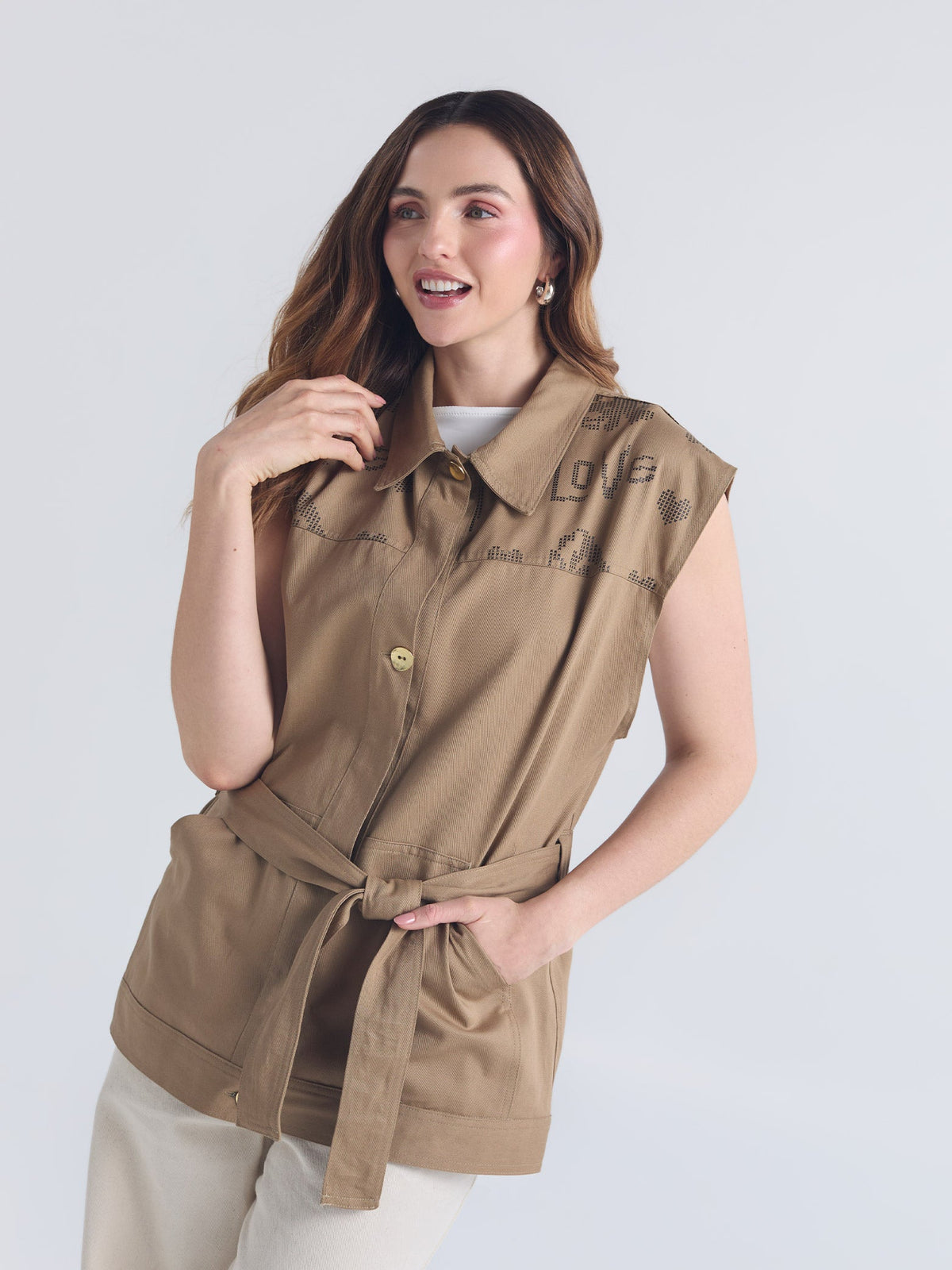 Vests Love - Caqui