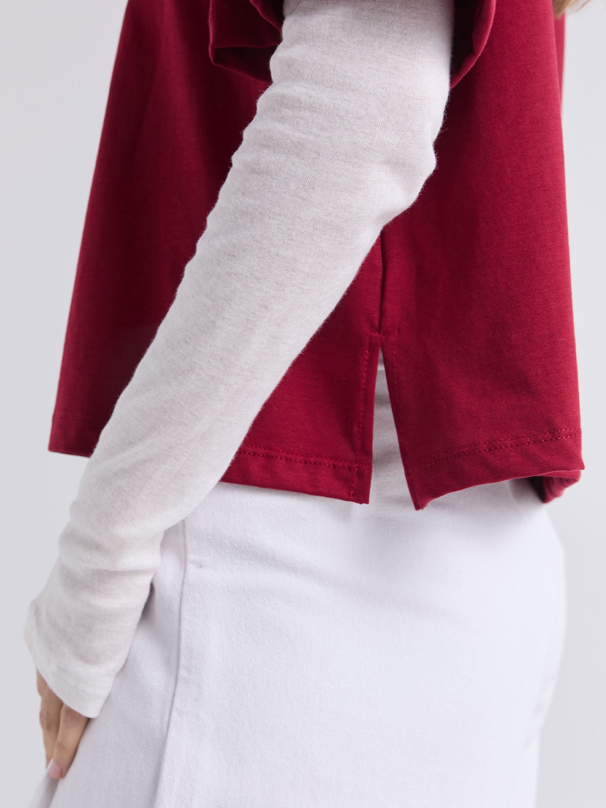 T-shirt Latidos - Wine red