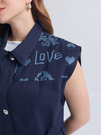 Vests Love - Navy