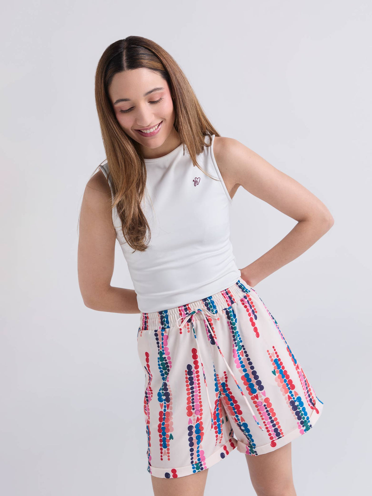 Shorts Feel calm - Ivory
