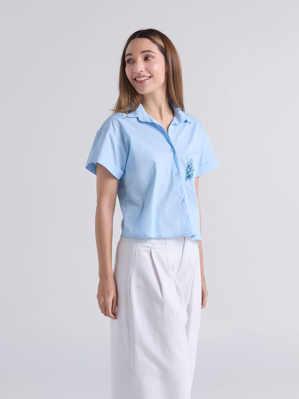 Shirt Corazón despierto - Blue