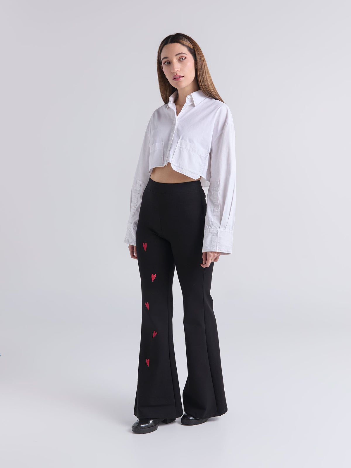 Pants Flare básico - Black